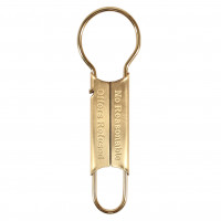 DAZE Logo Metal Carabiner GOLD