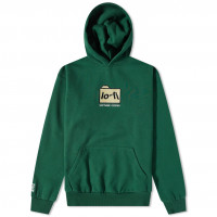 LO-FI Folder Logo Pullover Hood FOREST
