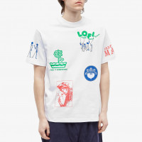 LO-FI Mother Earth ALL Over Print TEE White