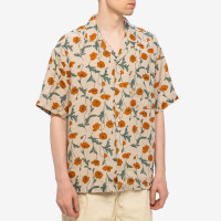 PRESIDENT'S Rangi Over P'S Tapestry Print Washed Crinkle Ecrù