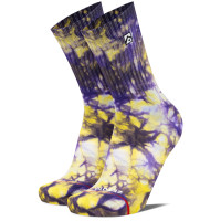 KYOTO Taida Socks Acid Yellow,Purple