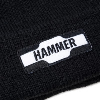 Hammer MFG Hard HAT Patch Beany BLACK
