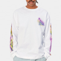 Carhartt WIP L/S Babybrush Grin T-shirt White