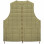 YOKE Quilting Padded Vest OLIVE YELLOW