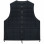 YOKE Quilting Padded Vest BLACK