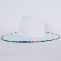 Hurley W Diamond Straw HAT CELESTIAL TEAL