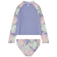 Hurley 2 Piece Rashguard SET LIGHT ORCHID