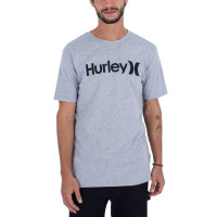 Hurley M Everyday Washed Core OAO Solid TEE DARK GREY HTR