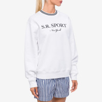 Sporty & Rich SR Sport Crewneck White