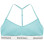 Sporty & Rich 80S Runner Sports Bralette PARADISE