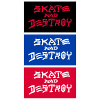 Thrasher Sticker SK8 AND Destroy MED ASSORTED