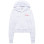 Sporty & Rich Disco Terry ZIP Hoodie White/Cerise