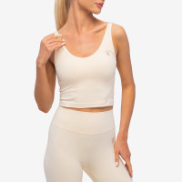 Sporty & Rich Runner Cropped CREAM/ESPRESSO