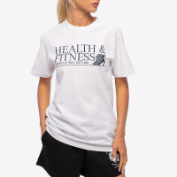 Sporty & Rich Health & Fitness T Shirt WHITE/NAVY