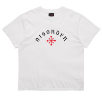 Disorder Skateboards Arch Logo SS TEE VINTAGE WHITE