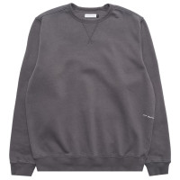Pop Trading Company Logo Crewneck Sweat CHARCOAL/CRESS GREEN