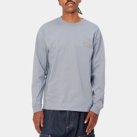 Carhartt WIP L/S Chase T-shirt MIRROR / GOLD