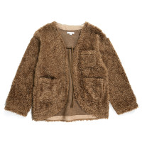 Engineered Garments Cutaway Jacket FUR Brown Acrylic Curly Fur