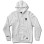 Grizzly OG Bear Embroidered Hoody WHITE/BLACK