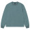 Stussy Pig. Dyed Inside OUT LS Crew TEAL