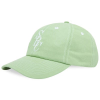 Sporty & Rich SRC Cotton HAT Washed Kelly/White