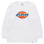 Dickies L/S Tri-color Logo Graphic TEE White