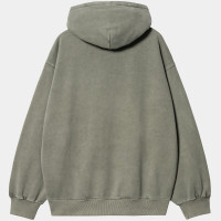 Carhartt WIP Hooded Vista Sweatshirt SMOKE GREEN (GARMENT DYED)