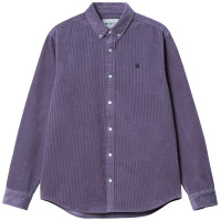 Carhartt WIP L/S Madison Cord Shirt GLASSY PURPLE / BLACK