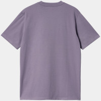 Carhartt WIP S/S Script T-shirt GLASSY PURPLE / DISCOVERY GREEN