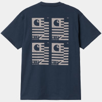 Carhartt WIP S/S Stamp State T-shirt BLUE / GREY