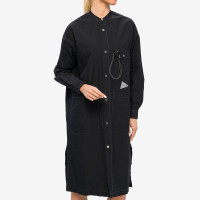 And Wander Cordura Typewriter Long Shirt BLACK
