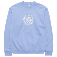 Sporty & Rich Monte Carlo Crewneck Periwinkle/White