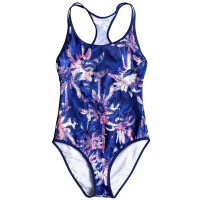 Roxy KIR Swim 1PC J BLUE DEPTHS WASHED PALM
