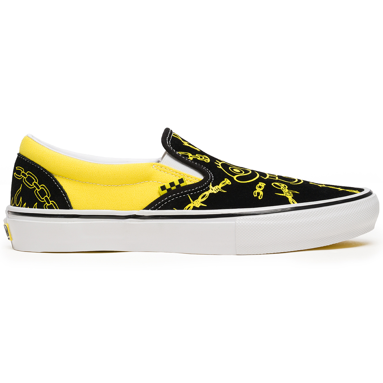 spongebob slip on vans