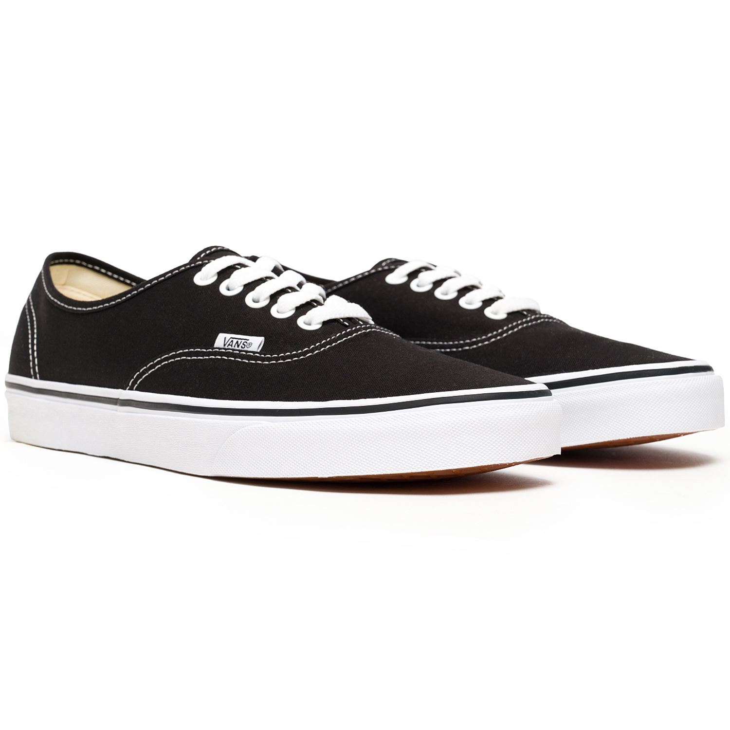 authentic black white vans